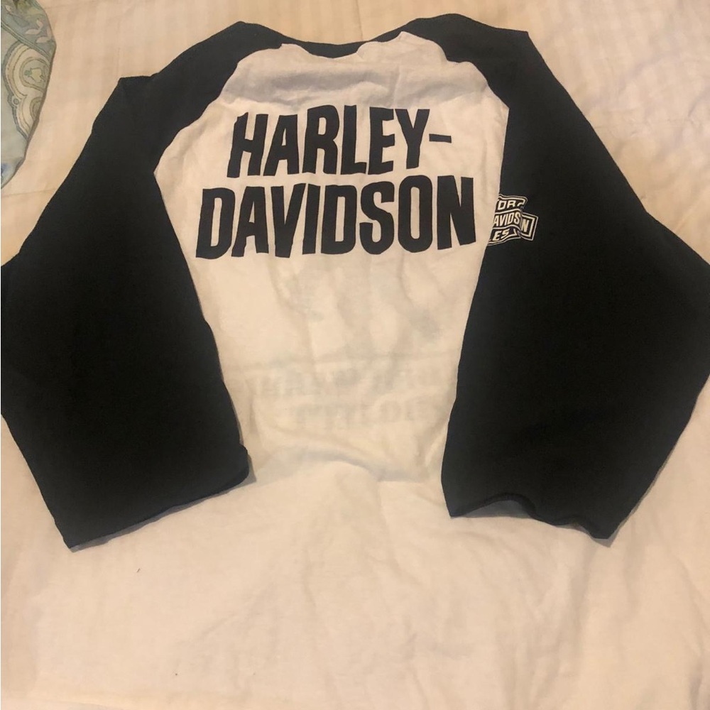 Harley-Davidson Black and White Logo Shirt
